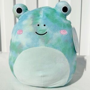 Squishmallows Ferdie 12" Tie Dye Frog Plush New With Tags